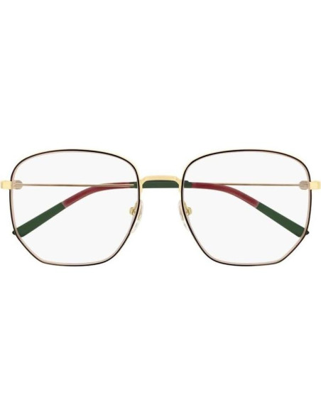 Gafas Ópticas Gucci GG0396O Oro/Negro/Verde/Rojo 56mm