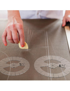 Conjunto de Reglas de Acolchado Geyee 5 Piezas Acrílico 2