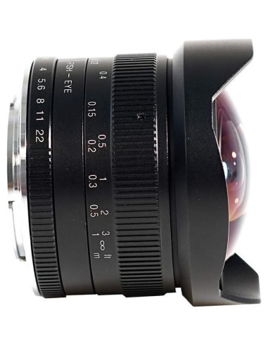 Lente Ojo de Pez 7 Artisans 7.5mm F2.8 II para Fuji FX