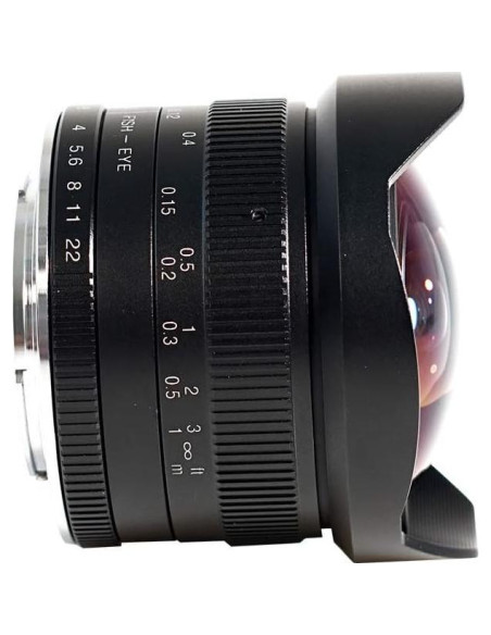 Lente Ojo de Pez 7 Artisans 7.5mm F2.8 II para Fuji FX