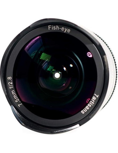 Lente Ojo de Pez 7 Artisans 7.5mm F2.8 II para Fuji FX