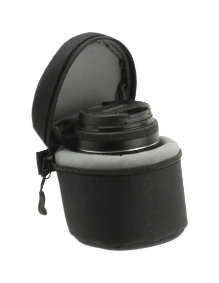 Funda Protectora de Lente de Cámara Navitech Negra 10x10cm
