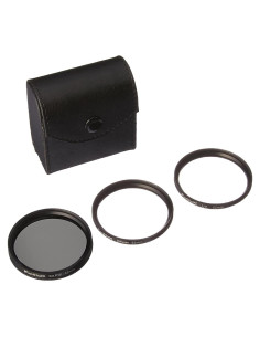 Kit de Filtros Fotodiox 52mm UV, Polarizador y Difusor Suave