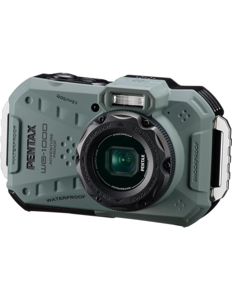 Cámara Pentax WG-1000 Todo Clima 16.35MP Resistente Agua