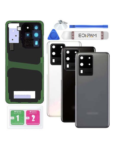 Cristal Trasero para Samsung Galaxy S20 Ultra Eonpam Gris