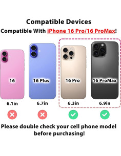 Reemplazo Cristal Lente Cámara iPhone 16 Pro/Pro Max - LiXiongBao 2