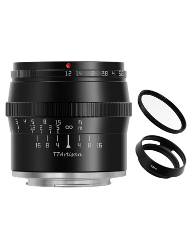 Lente TTArtisan 50mm F1.2 APS-C Enfoque Manual para Nikon Z
