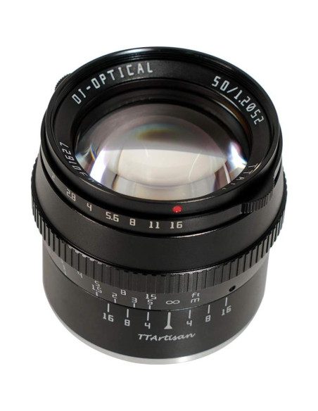 Lente TTArtisan 50mm F1.2 APS-C Enfoque Manual para Nikon Z