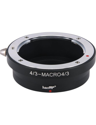 Adaptador de Lente Manual Haoge 4/3 a M4/3 para Olympus y Panasonic