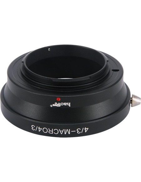 Adaptador de Lente Manual Haoge 4/3 a M4/3 para Olympus y Panasonic