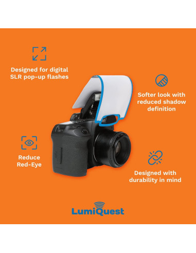 Difusor de Flash LumiQuest LQ-051B Pantalla Suave Azul Neón