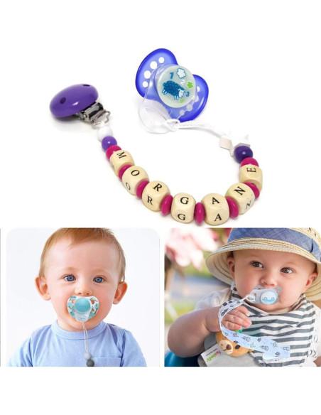 Anillos Adaptadores de Chupete Silicona Transparente 4 Pcs