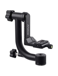 Cabezal de Gimbal Andoer para Trípode 30Kg con Placa Arca-Swiss