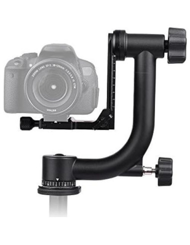 Cabezal de Gimbal Andoer para Trípode 30Kg con Placa Arca-Swiss