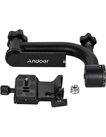 Cabezal de Gimbal Andoer para Trípode 30Kg con Placa Arca-Swiss