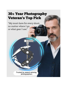 HEIPI Soporte para Cámara y Teléfono con Abrazadera Super 100mm 2