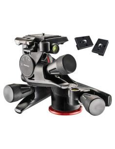 Cabezal Engranado Manfrotto XPRO con 2 Placas Rápidas ZAYKiR