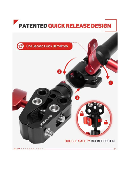 Brazo de Soporte Telescópico IFOOTAGE SA-32 para Cámara
