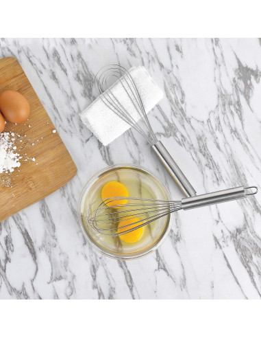 Batidor Plano de Salsa Fox Run 25.4 cm Acero Inoxidable