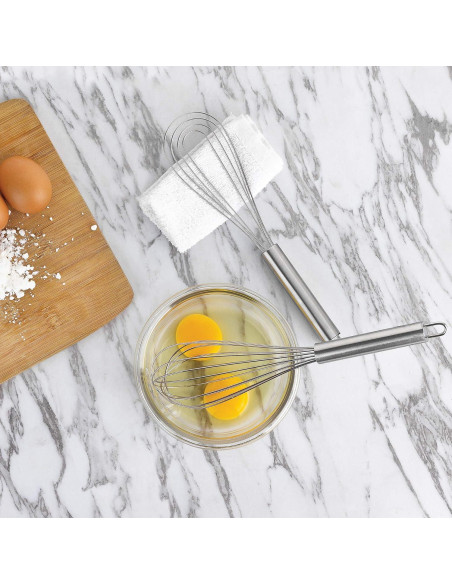 Batidor Plano de Salsa Fox Run 25.4 cm Acero Inoxidable