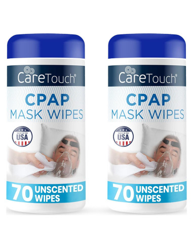 Toallitas de Limpieza CPAP CareTouch - 140 Hojas Sin Fragancia