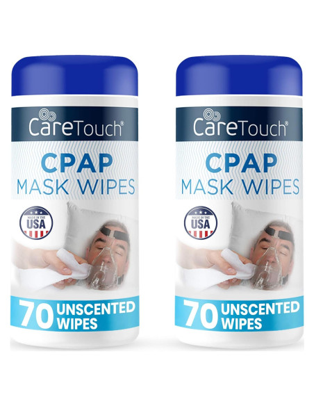 Toallitas de Limpieza CPAP CareTouch - 140 Hojas Sin Fragancia