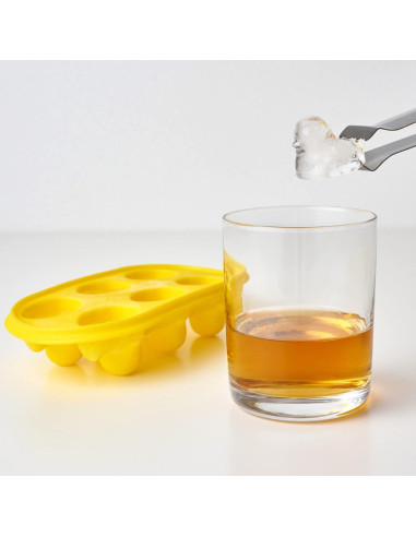 Molde de Hielo Pato Amarillo TrueZoo - Silicona, 6 Cubos