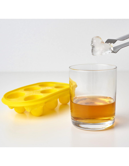 Molde de Hielo Pato Amarillo TrueZoo - Silicona, 6 Cubos