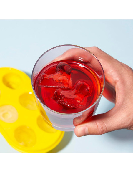 Molde de Hielo Pato Amarillo TrueZoo - Silicona, 6 Cubos