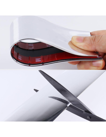 Moldura de Acero Inoxidable 50mm SBWLKJ Autoadhesiva Plata