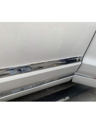 Moldura de Acero Inoxidable 50mm SBWLKJ Autoadhesiva Plata