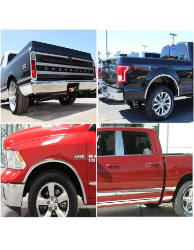 Moldura de Acero Inoxidable 50mm SBWLKJ Autoadhesiva Plata