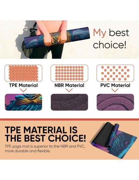 Alfombrilla de Yoga Personalizada Vida Personalizada 180x65cm