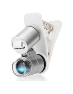 Lupa Clip-On Rongon 60X con LED y UV para Smartphones