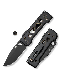 Cuchillo de bolsillo WeKnife WE24001-1 Titanio 73.8mm Negro