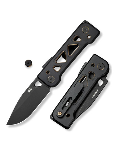 Cuchillo de bolsillo WeKnife WE24001-1 Titanio 73.8mm Negro