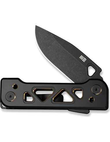 Cuchillo de bolsillo WeKnife WE24001-1 Titanio 73.8mm Negro