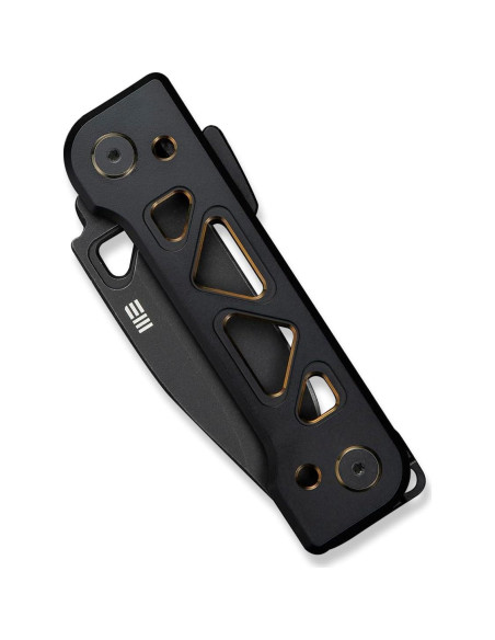 Cuchillo de bolsillo WeKnife WE24001-1 Titanio 73.8mm Negro