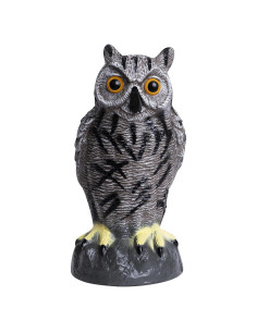 Estatua de Búho Galashield 25.4 cm para Ahuyentar Aves