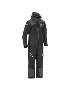 Mono de Nieve Aislado Fly Racing Cobalt Negro/Gris Pequeño