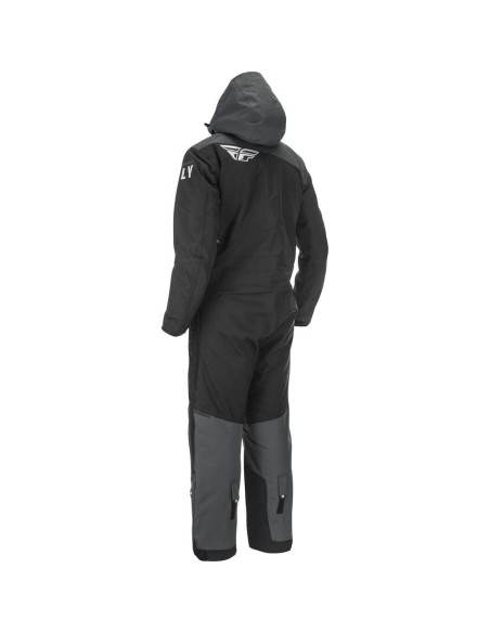 Mono de Nieve Aislado Fly Racing Cobalt Negro/Gris Pequeño