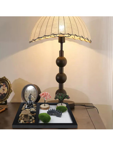 Jardín Zen para Escritorio Pesoncarl 21.5x17.5 cm Alivio Estrés