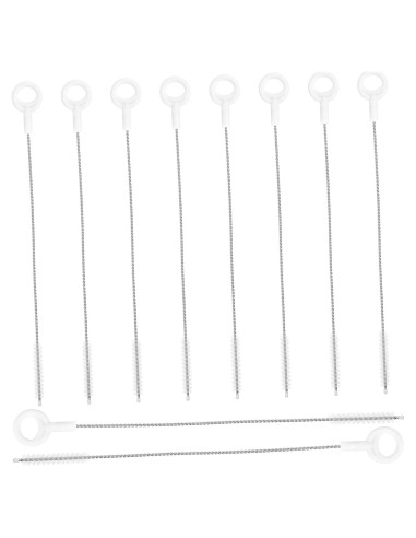 Cepillo de Paja Reutilizable BESPORTBLE 10 Piezas 18.5cm