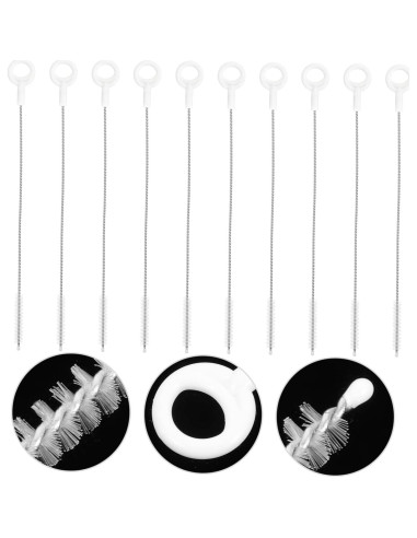 Cepillo de Paja Reutilizable BESPORTBLE 10 Piezas 18.5cm