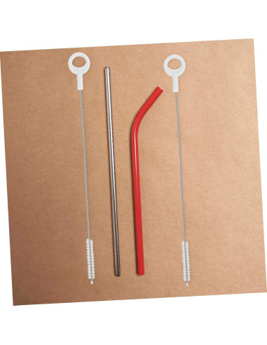 Cepillo de Paja Reutilizable BESPORTBLE 10 Piezas 18.5cm