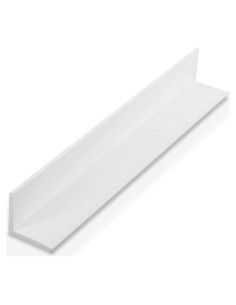 Moldura de Ángulo de Plástico Estireno Outwater 36" Blanco Mate