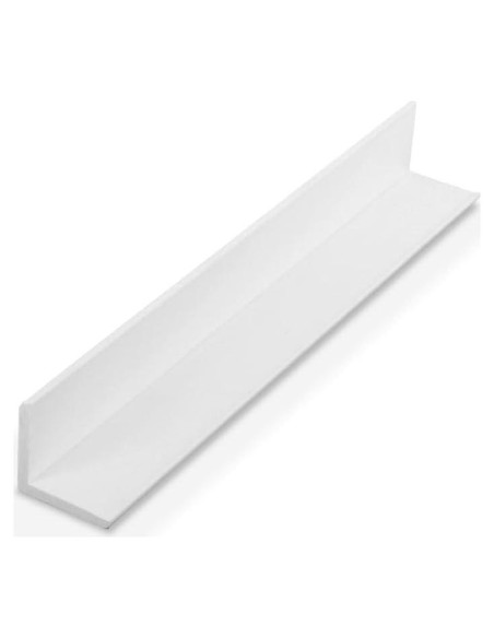 Moldura de Ángulo de Plástico Estireno Outwater 36" Blanco Mate