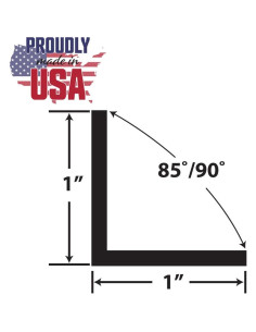 Moldura de Ángulo de Plástico Estireno Outwater 36" Blanco Mate 2