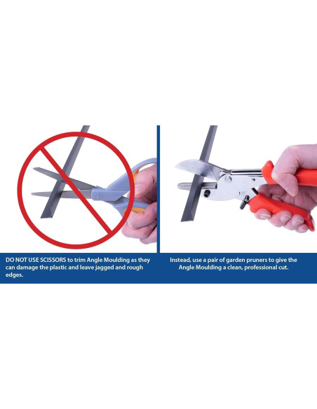 Moldura de Ángulo de Plástico Estireno Outwater 36" Blanco Mate
