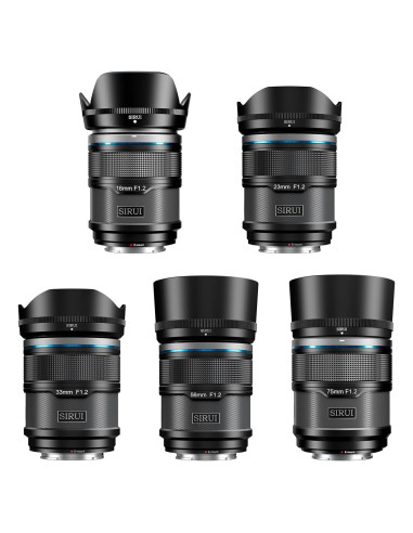 Juego de Lentes Autofocus SIRUI Sniper F1.2 para APS-C